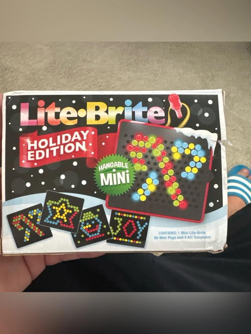 Lite brite holiday edition